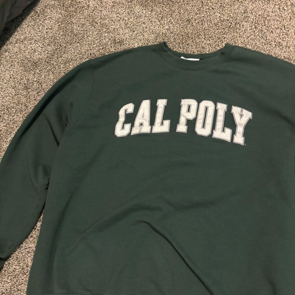 Cal Poly Dark Green Crewneck Sweater